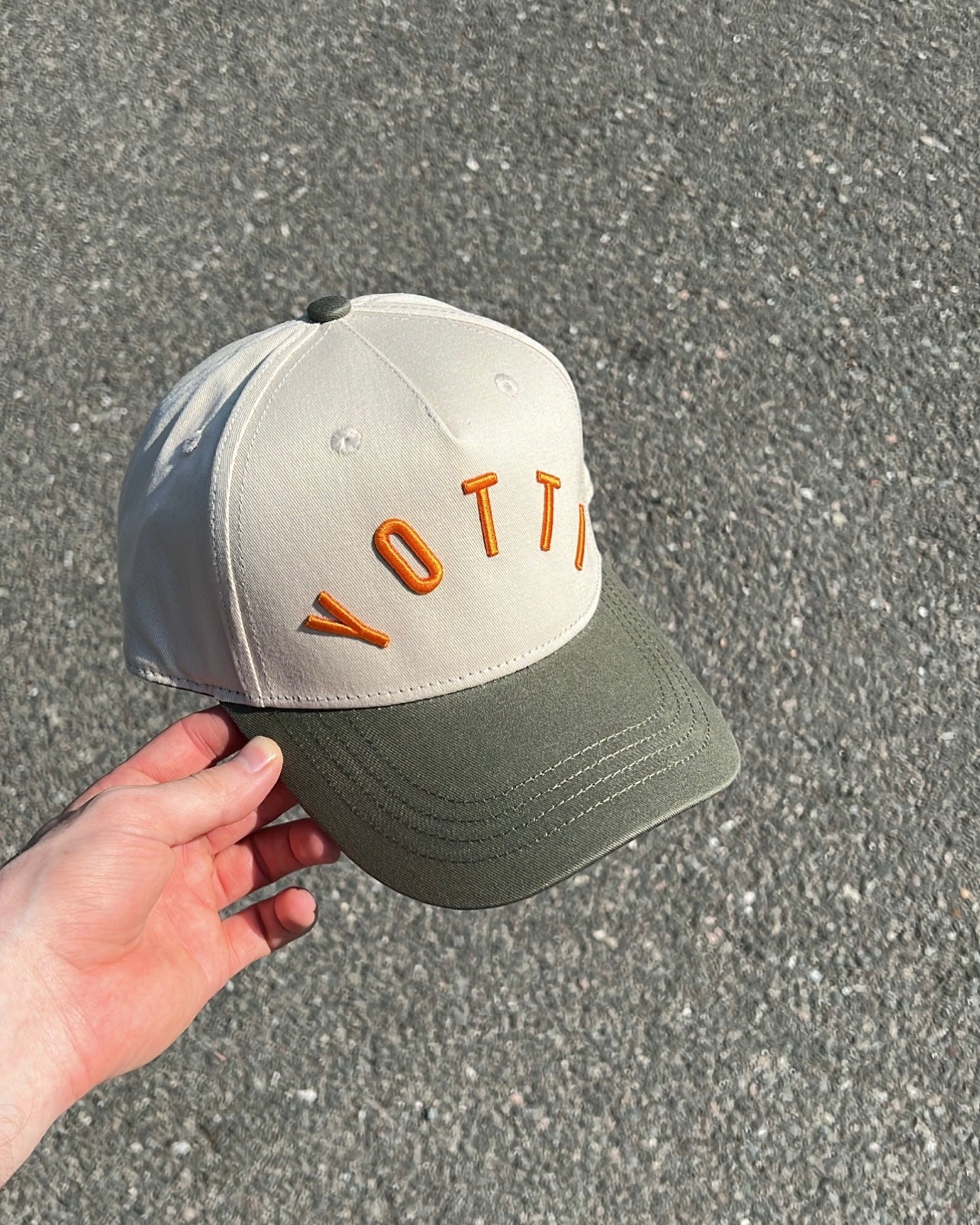 Yotti Full Material Cap | Ecru / Sunburst / Khaki