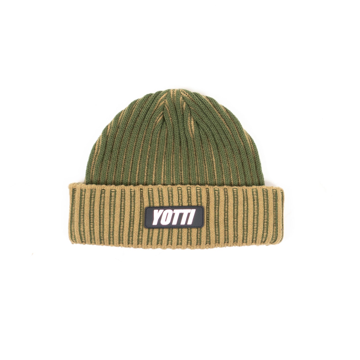Chunky Knit Beanie - Khaki/Beige