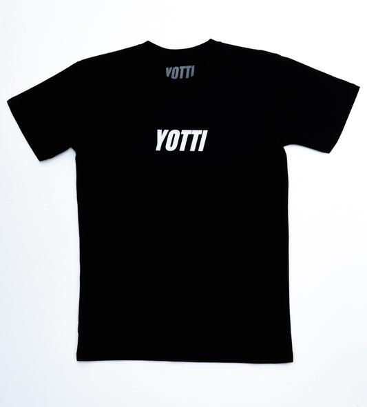 YOTTI LOGO TEE | BLACK/WHITE