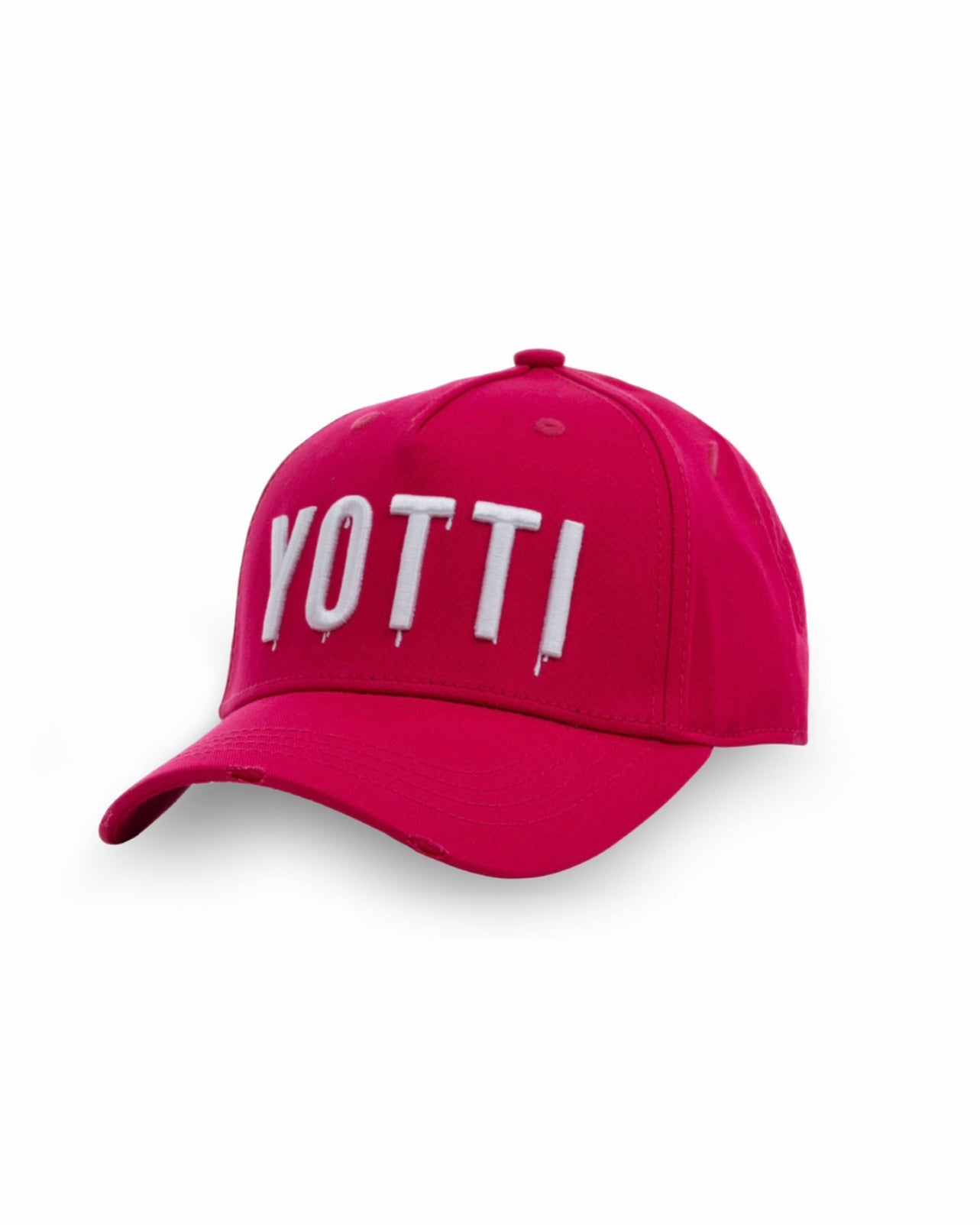 Yotti Distressed Cap | Pink Magenta