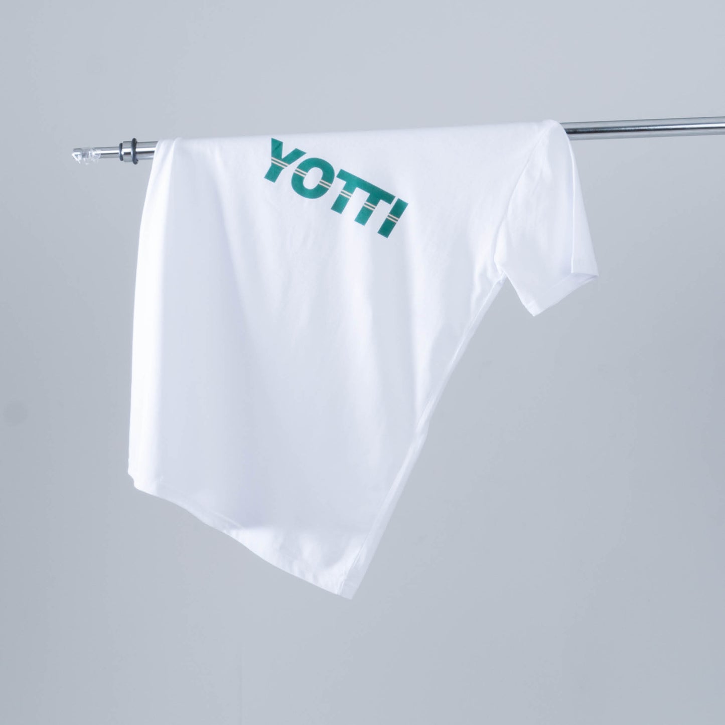 Yotti Racer Tee | White/Emerald